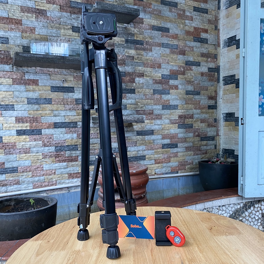 Chân giá đỡ Tripod 3366 cao 150cm chụp ảnh quay phim - Hàng nhập khẩu