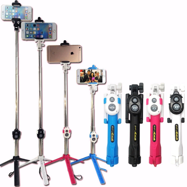 Gậy chụp hình kiêm giá đỡ 3 chân có remote BB262