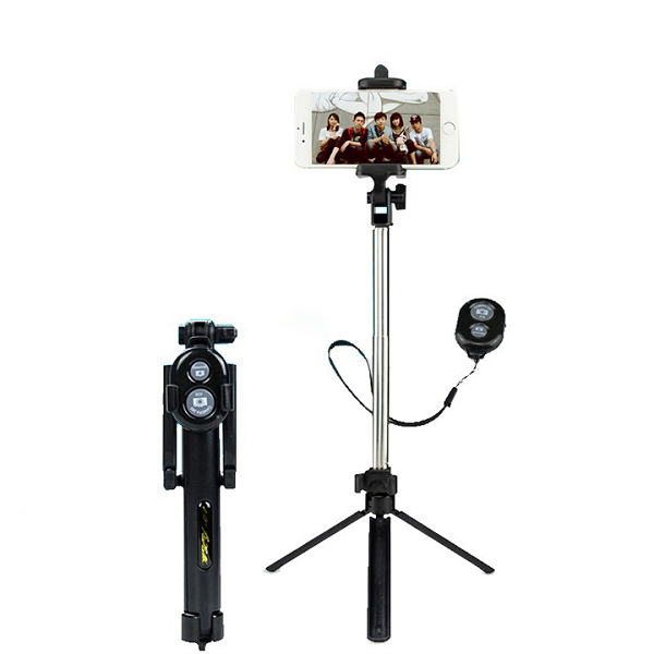 Gậy chụp hình kiêm giá đỡ 3 chân có remote BB262