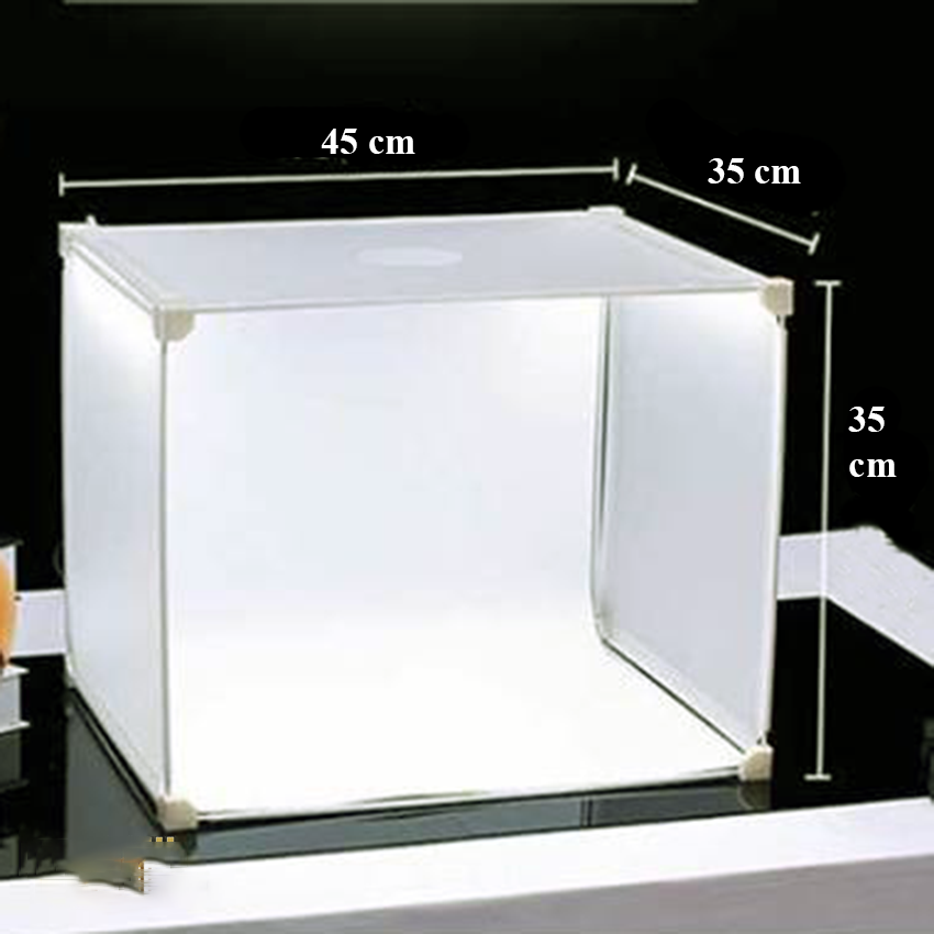 Hộp chụp ảnh sản phẩm có sẵn đèn LED TX5211 (Kích thước 45x35x35)