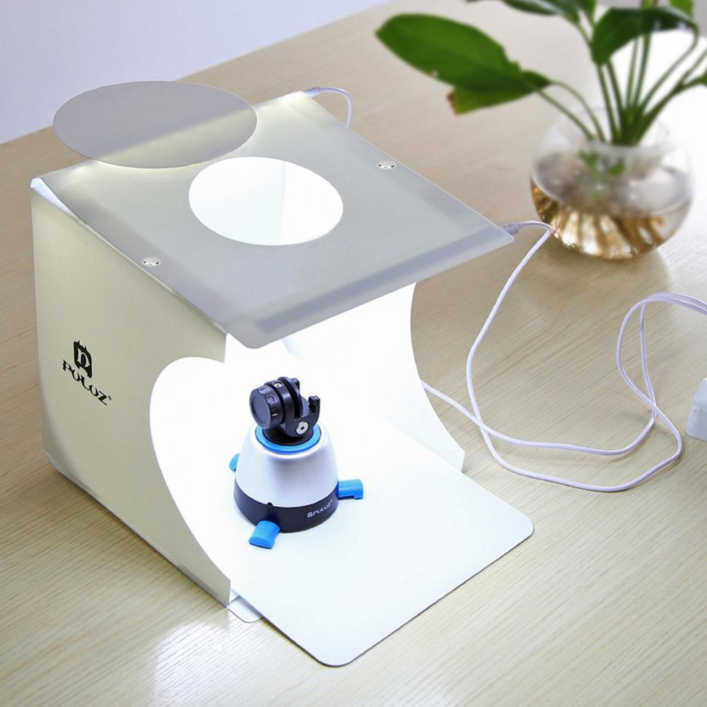 Hộp chụp ảnh sản phẩm mini có đèn một Led SM552