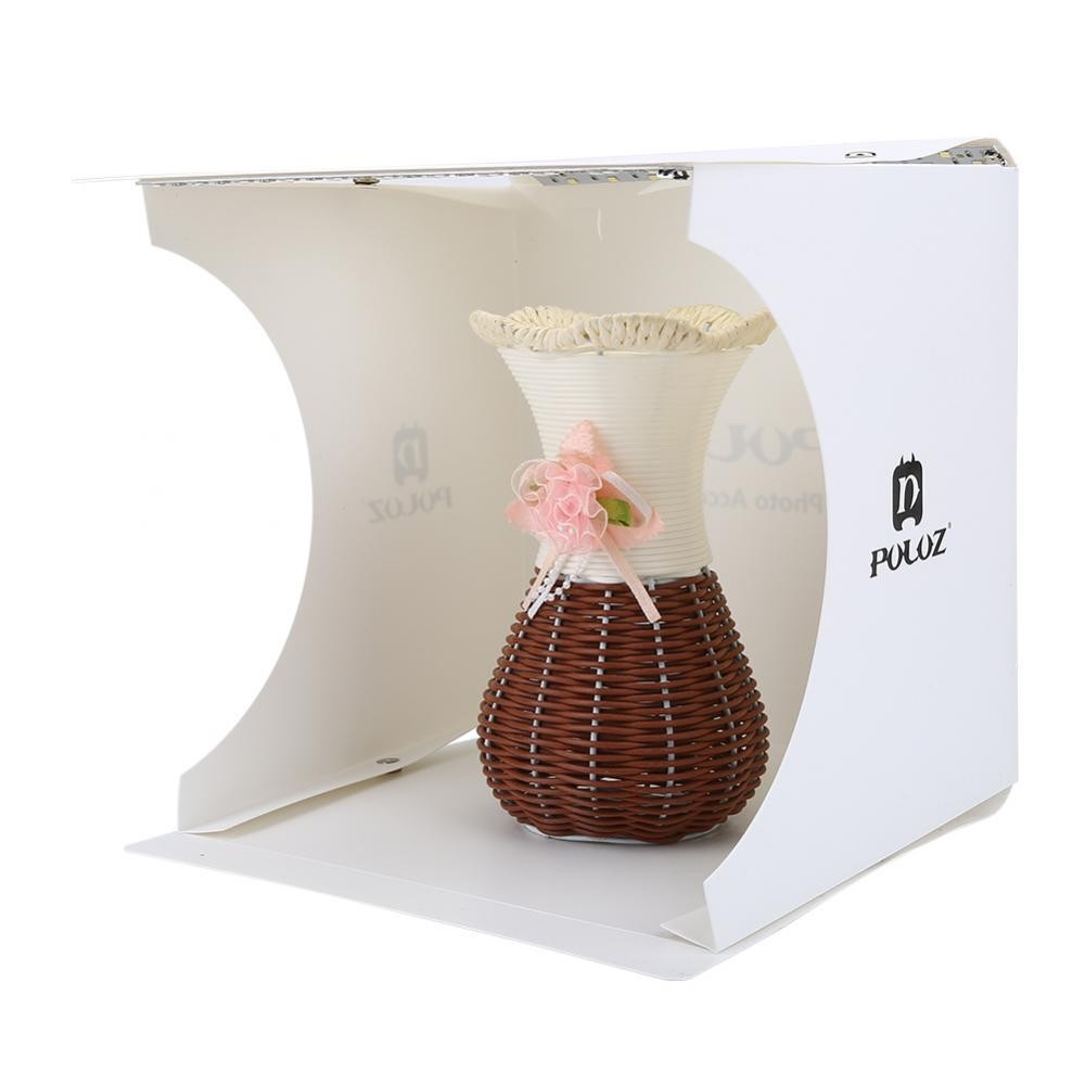 Hộp chụp ảnh sản phẩm mini có đèn một Led SM552