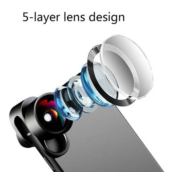 Lens Marco Chụp Cận Cảnh Và Góc Rộng Fancytoy - Zoom Chụp Ảnh 180° Ống Kính Mắt Cá 120°