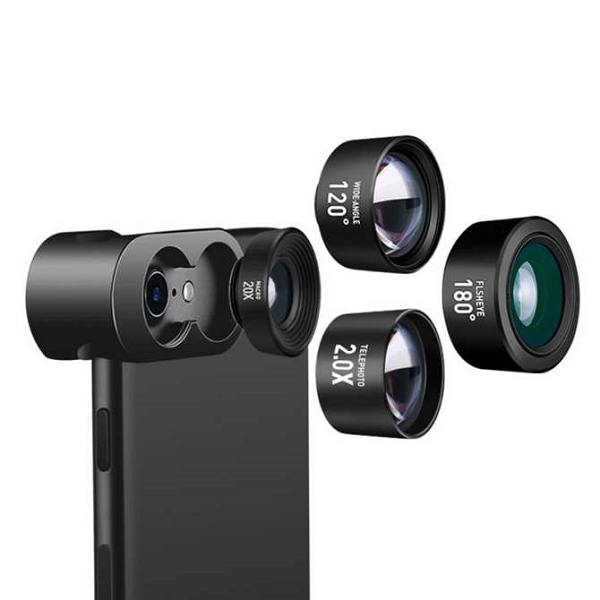 Lens Marco Chụp Cận Cảnh Và Góc Rộng Fancytoy - Zoom Chụp Ảnh 180° Ống Kính Mắt Cá 120°