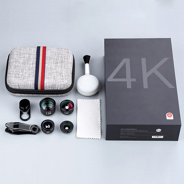 Lens Marco Chụp Cận Cảnh Và Góc Rộng Fancytoy - Zoom Chụp Ảnh 180° Ống Kính Mắt Cá 120°