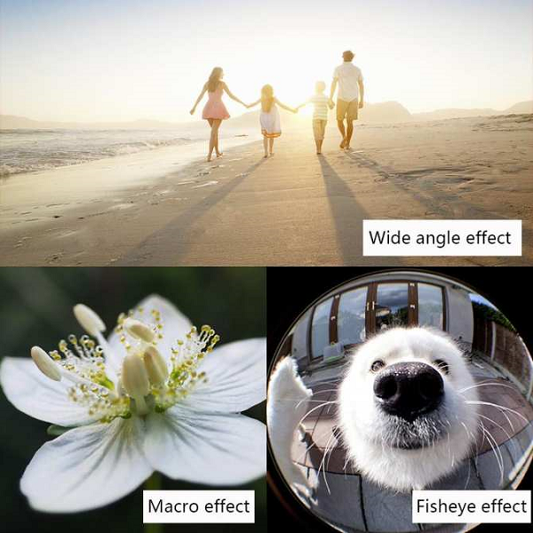 Lens Marco Chụp Cận Cảnh Và Góc Rộng Fancytoy - Zoom Chụp Ảnh 180° Ống Kính Mắt Cá 120°