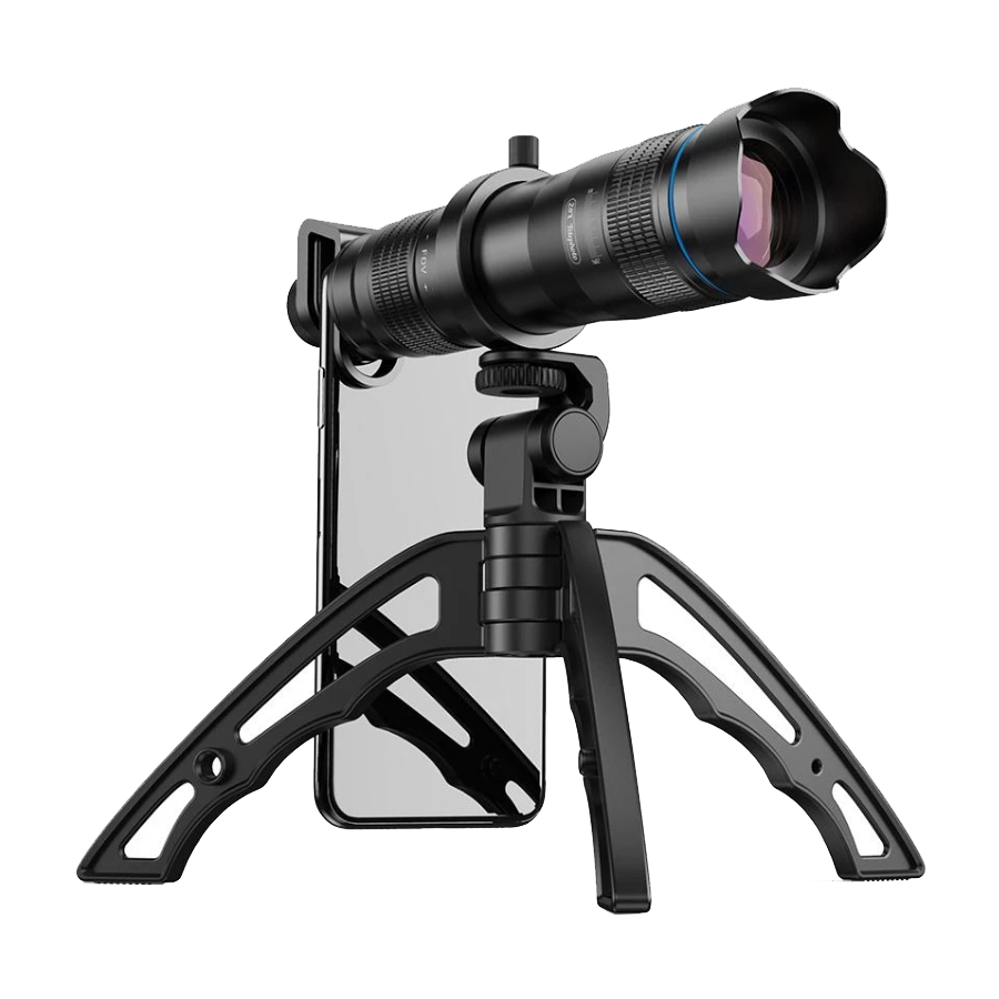 Lens telezoom cho điện thoại siêu Zoom 28x cao cấp H27 Apexel