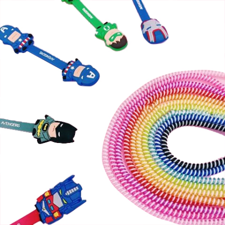 Dây quấn cáp điện thoại 2 màu