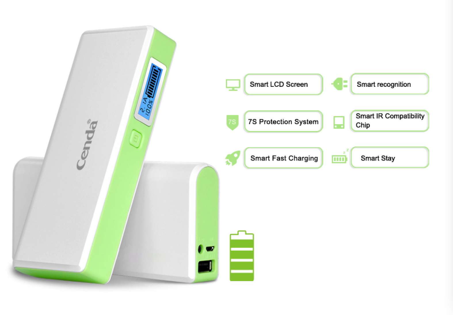 Pin sạc dự phòng Cenda V8 10000mAh