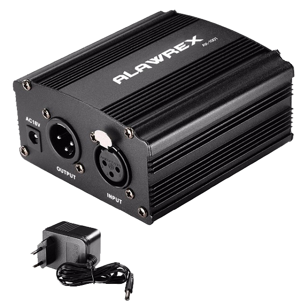 Nguồn Micro thu âm Phantom 48V chính hãng - Kèm adapter