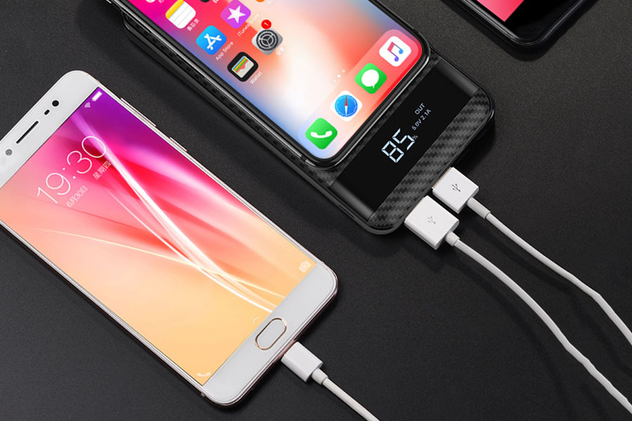 Pin dự phòng 10000 Mah hỗ trợ sạc không dây HOCO J11 [CHÍNH HÃNG]