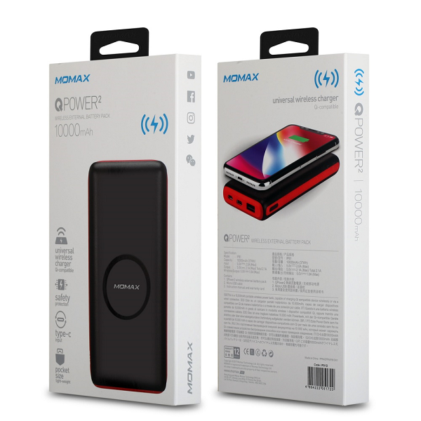 Pin dự phòng không dây Momax 10000mAh
