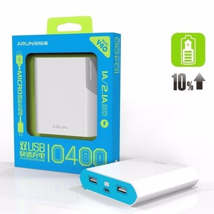 Pin sạc dự phòng  ARUN 10.400mAh