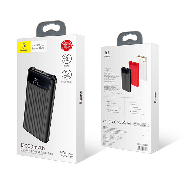 Pin sạc dự phòng Baseus 10.000mAh hỗ trợ QC3.0 [CHÍNH HÃNG]