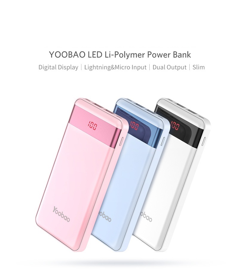 Pin sạc dự phòng Yoobao P10000L 10000mAh [CHÍNH HÃNG]