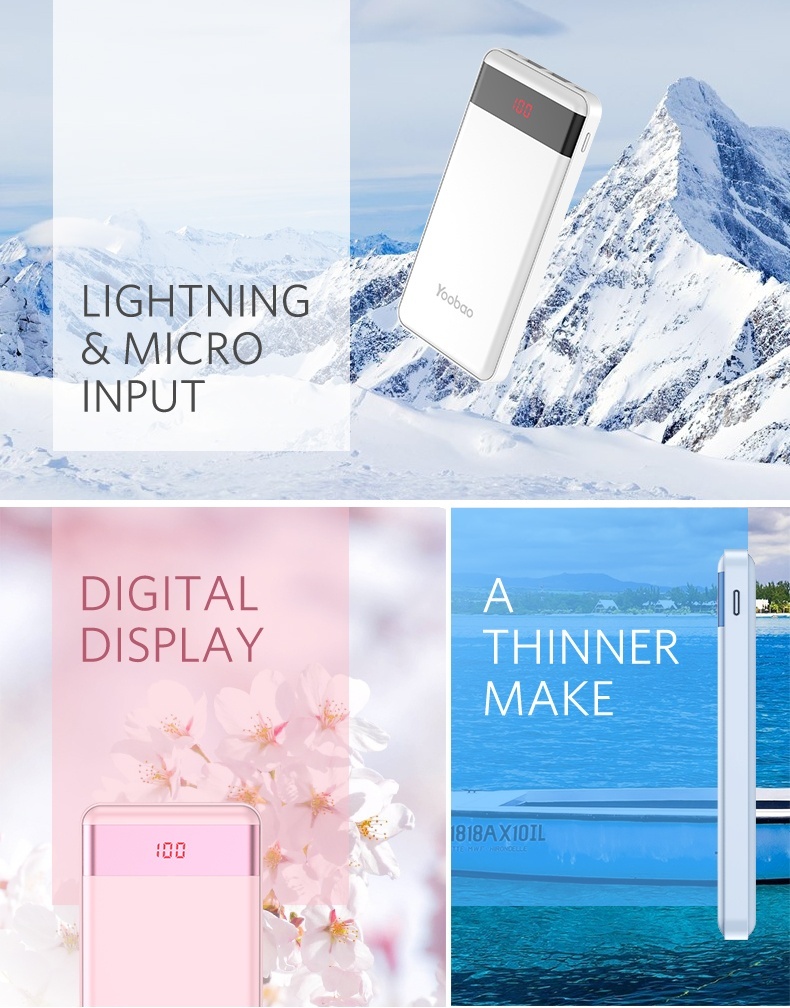 Pin sạc dự phòng Yoobao P10000L 10000mAh [CHÍNH HÃNG]