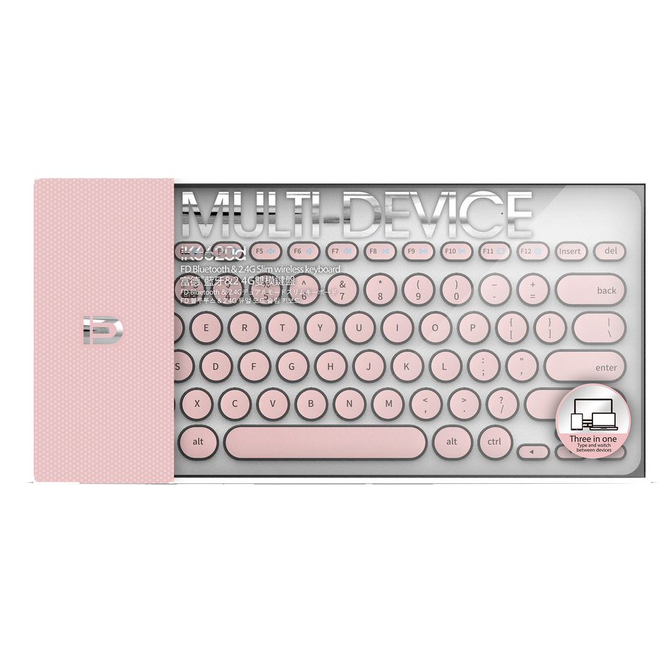 Bàn phím Bluetooth có hỗ trợ Wireless Forder FD iK6620d chính hãng