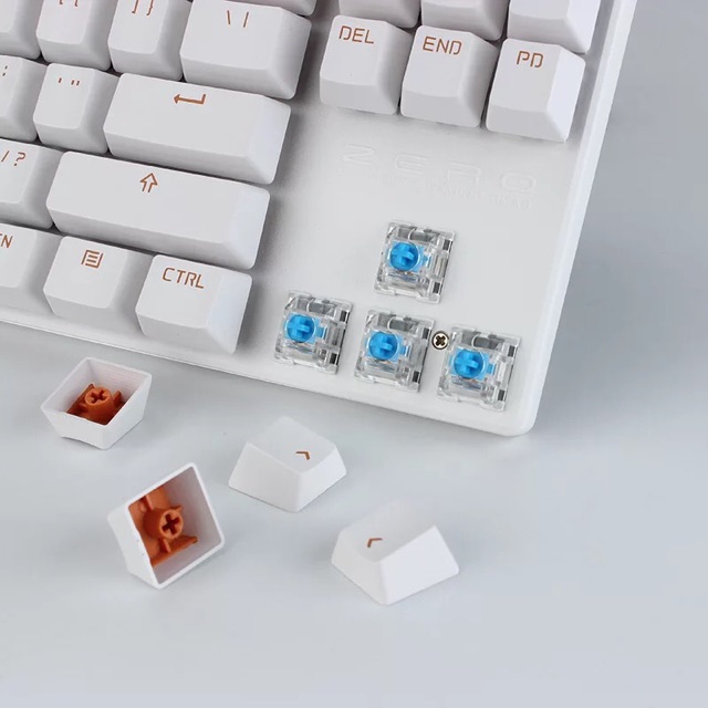 Bàn phím cơ ZeZo TKL không led - No Led 87 phím không số