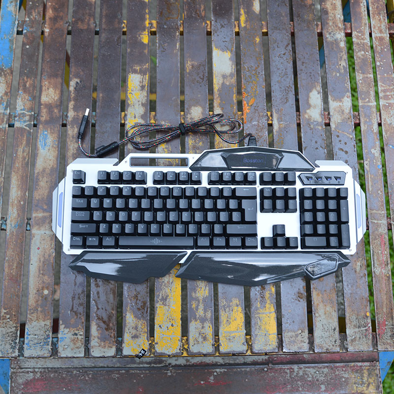 Bàn phím cơ Bosston 915 LED - Gaming Gear bán để tay ấn tượng