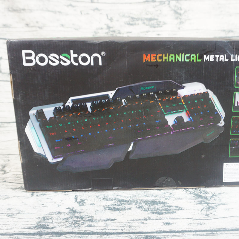 Bàn phím cơ Bosston 915 LED - Gaming Gear bán để tay ấn tượng