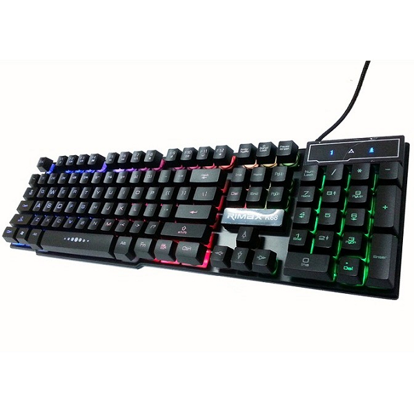 Bàn phím giả cơ RIMAX K68 chuyên dùng phòng game net