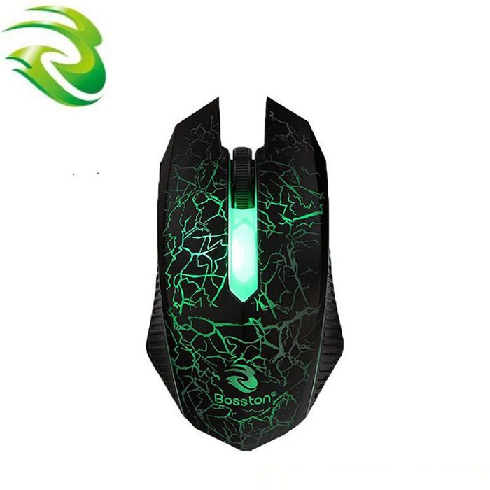 Chuột Dây BOSTON X14 Led 7 Màu Chuyên Game cho phòng net