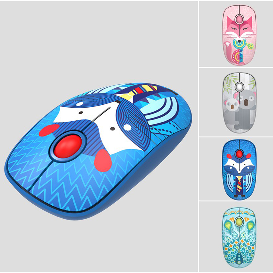 Chuột Ko Dây Forder FD V8 họa tiết rất đẹp chính hãng