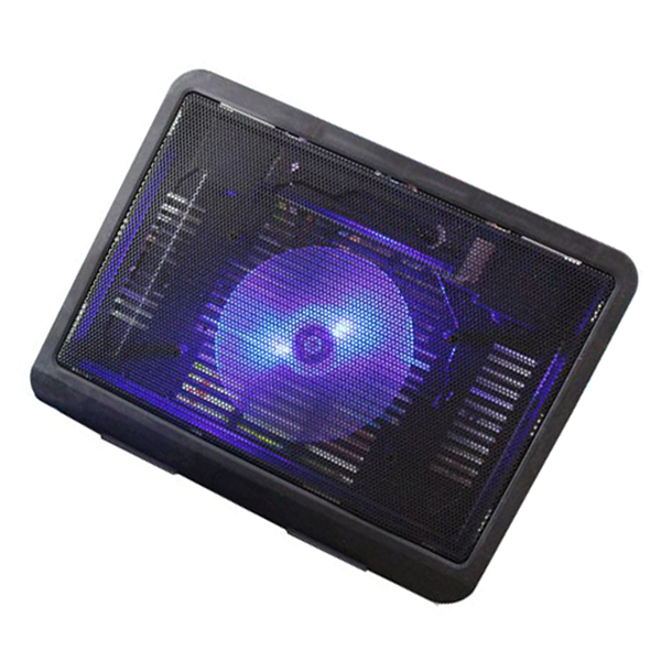 Đế Tản Nhiệt Laptop Cooling N19 - Một Fan lớn hỗ trợ Laptop 14inch