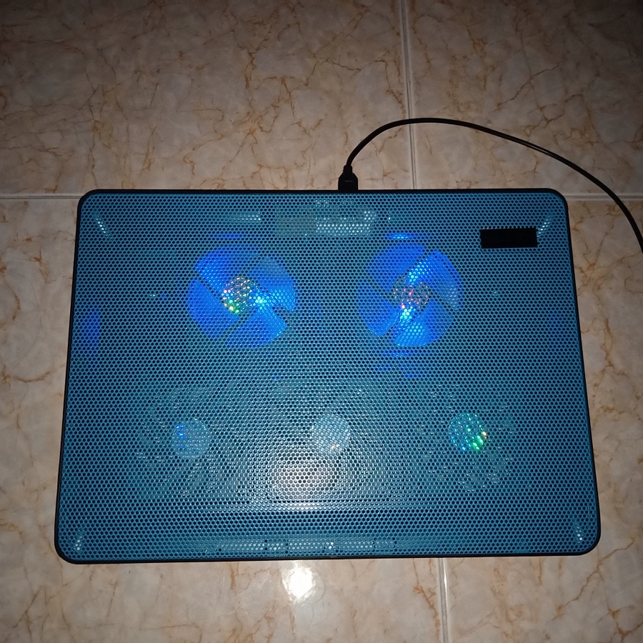 Đế tản nhiệt cho Laptop Q129 - Nhựa ABS 5 Quạt cực mạnh 14 - 17 inch