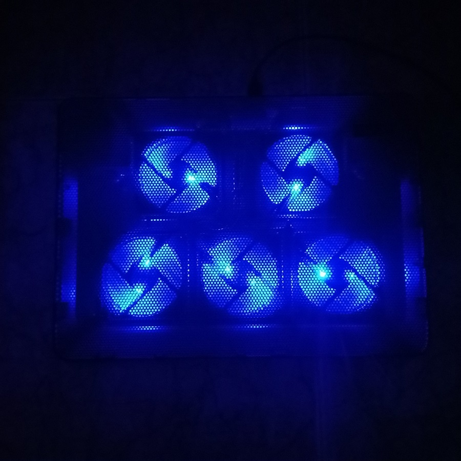 Đế tản nhiệt cho Laptop Q129 - Nhựa ABS 5 Quạt cực mạnh 14 - 17 inch