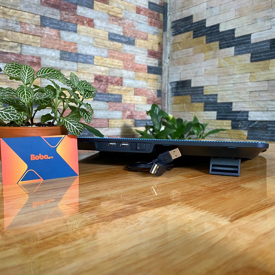 Đế tản nhiệt cho Laptop Q129 - Nhựa ABS 5 Quạt cực mạnh 14 - 17 inch