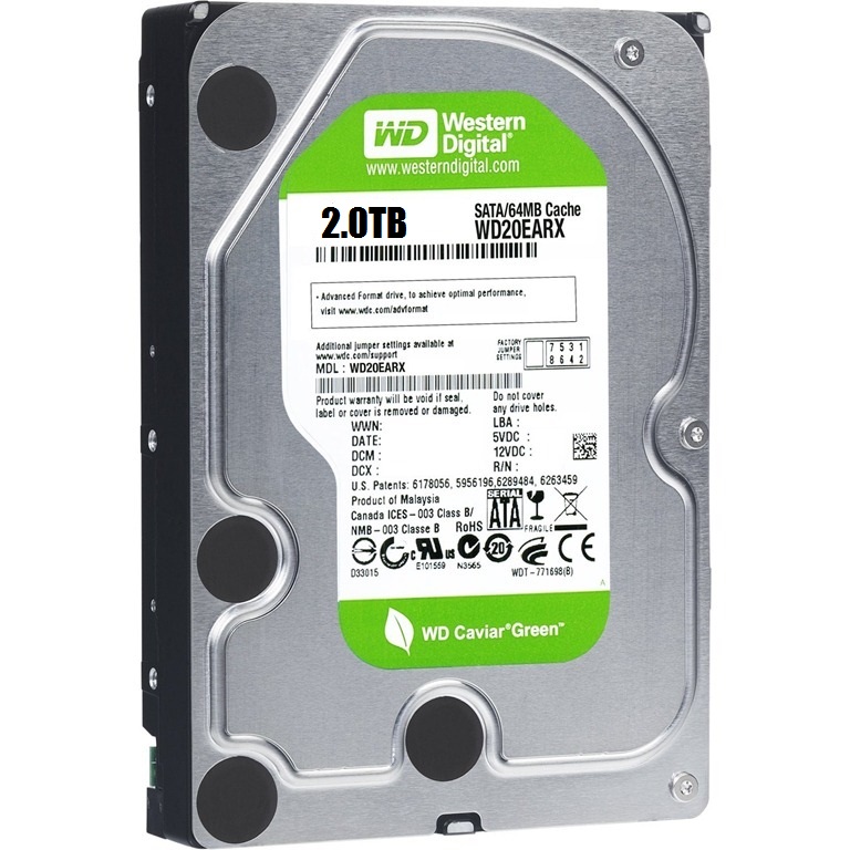 HDD Western 2TB Green