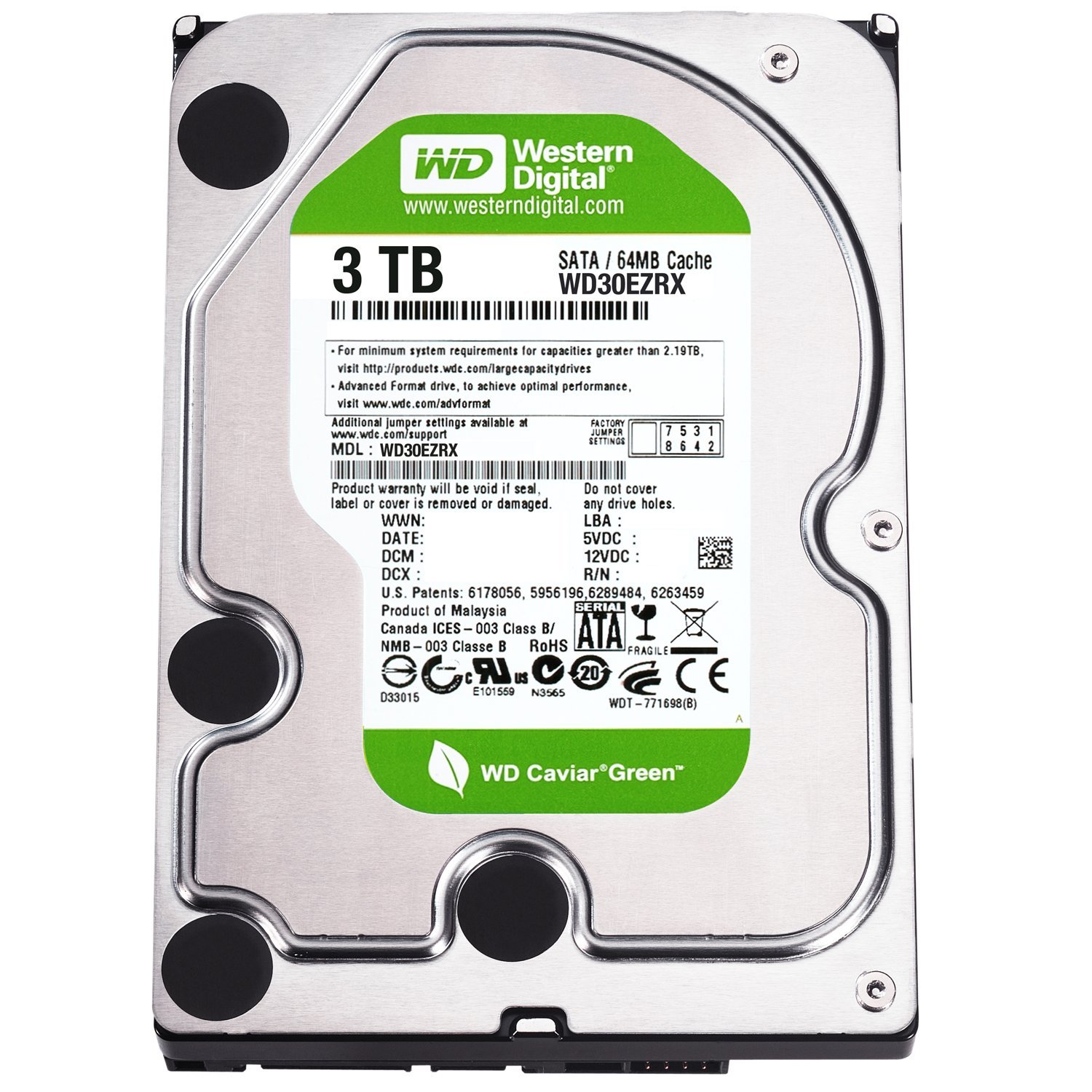 HDD Western 3TB Green