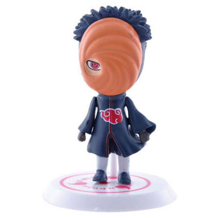 Bộ 6 tương nhân vật Naruto Chibi N3 - 7cm trang trí góc Gaming