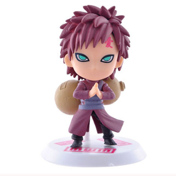 Bộ 6 tương nhân vật Naruto Chibi N3 - 7cm trang trí góc Gaming