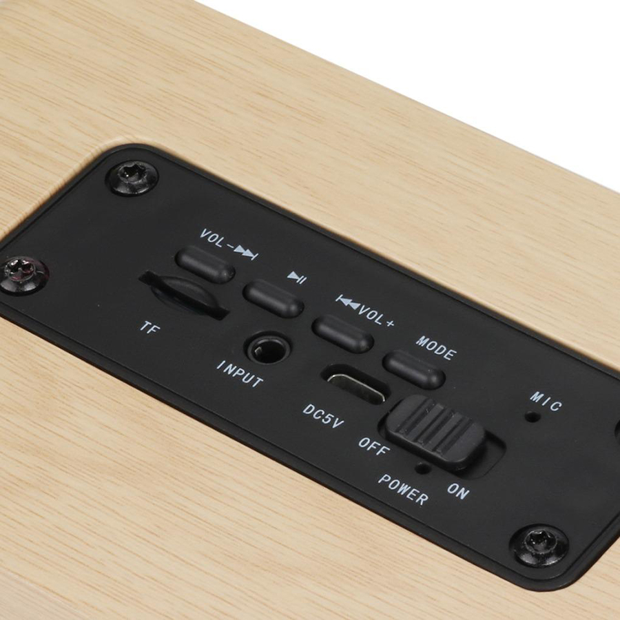 Loa Bluetooth 10W gỗ V5 công nghệ Hifi