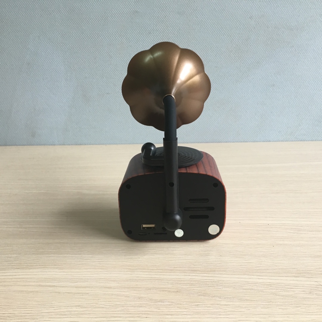 Loa bluetooth cổ điển AS90 bằng gỗ - cao cấp âm thanh ấn tượng