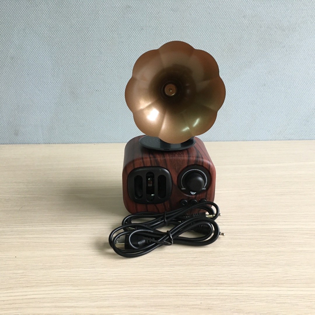 Loa bluetooth cổ điển AS90 bằng gỗ - cao cấp âm thanh ấn tượng