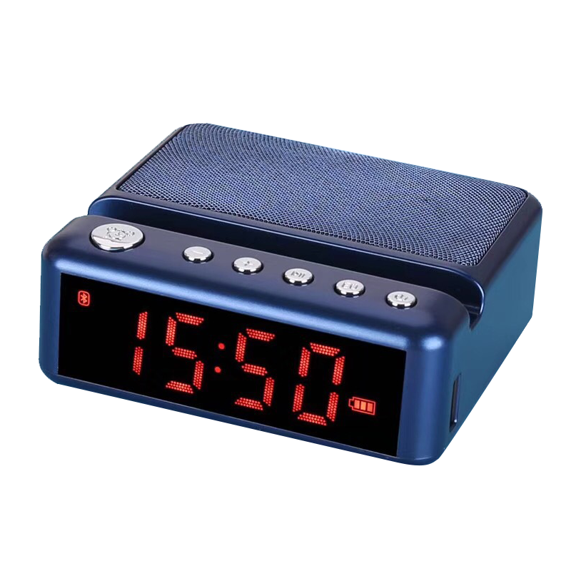 Loa Bluetooth Mini G24 có đồng hồ led báo thức - Kiêm giá đỡ điện thoại