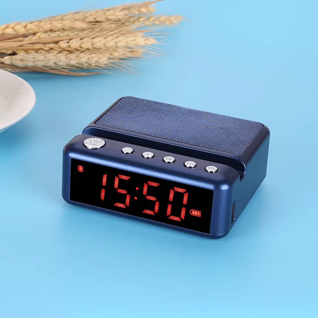 Loa Bluetooth Mini G24 có đồng hồ led báo thức - Kiêm giá đỡ điện thoại