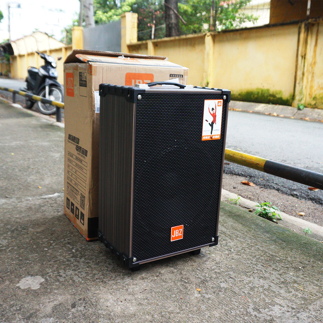 Loa kéo di động JBZ NE 109 tặng kèm 2 micro không dây