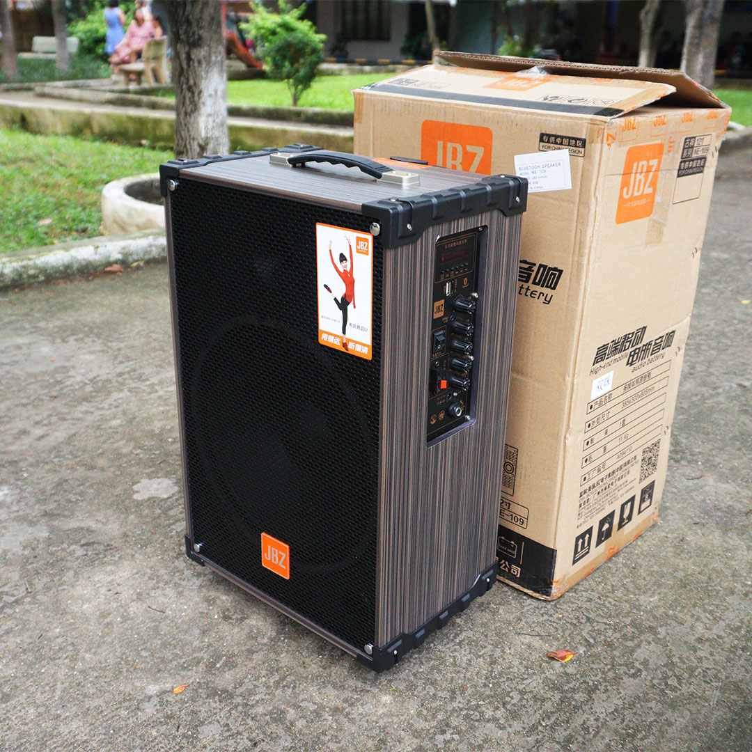 Loa kéo di động JBZ NE 109 tặng kèm 2 micro không dây