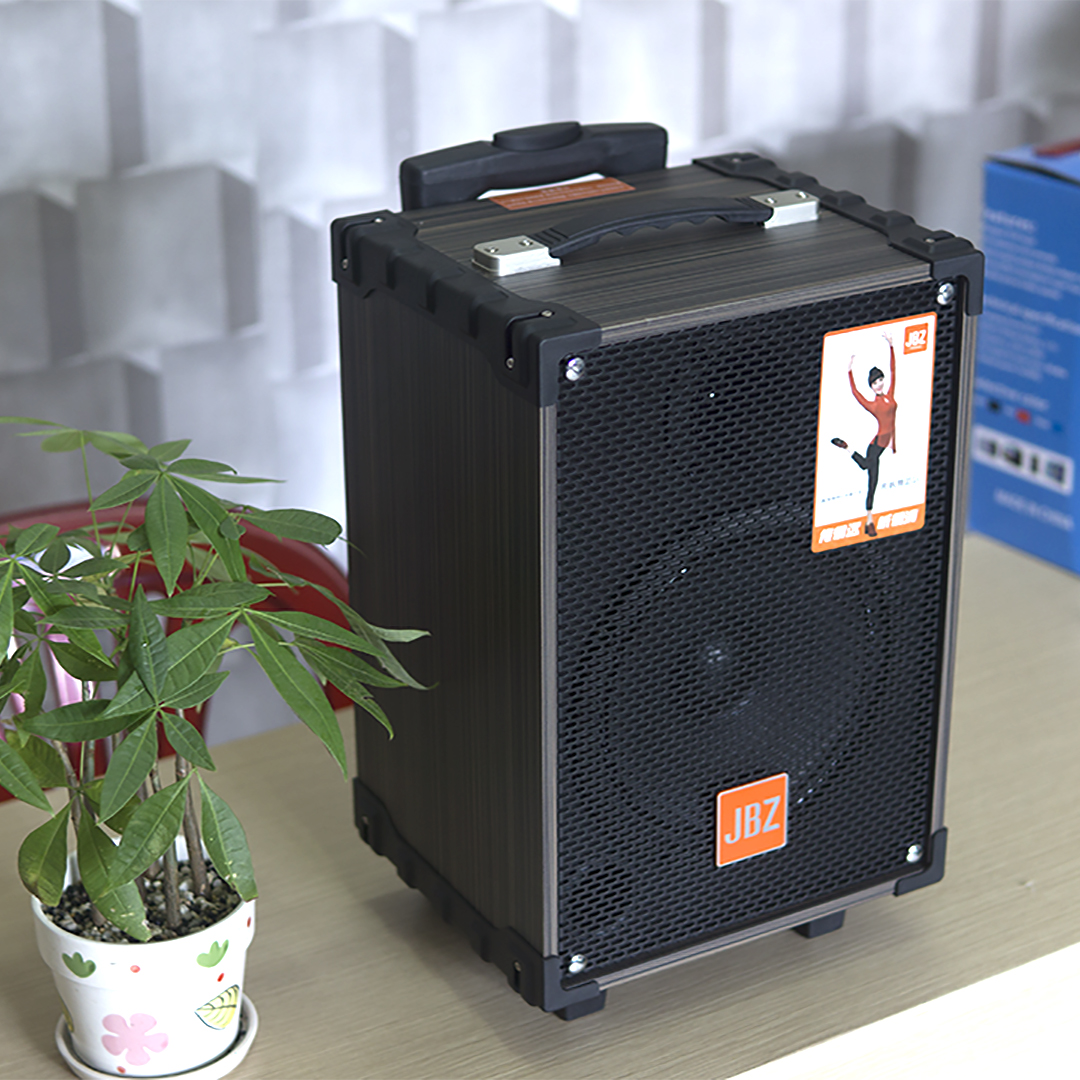 Loa vali kéo di động JBZ NE108 2.5 tấc tặng mic không dây