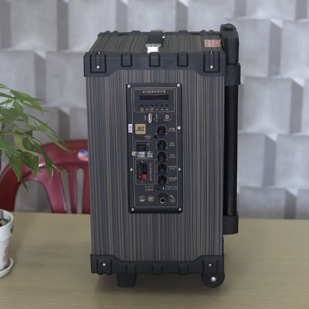 Loa vali kéo di động JBZ NE108 2.5 tấc tặng mic không dây