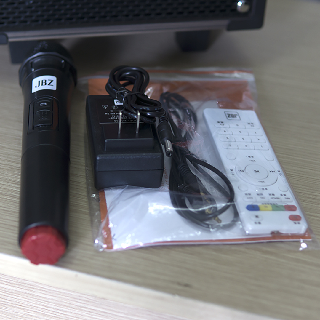 Loa vali kéo di động JBZ NE108 2.5 tấc tặng mic không dây