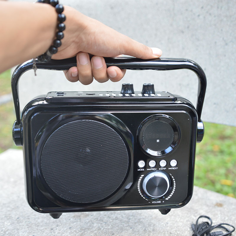 Loa bluetooth karaoke CV 309 - tặng kèm micro có dây