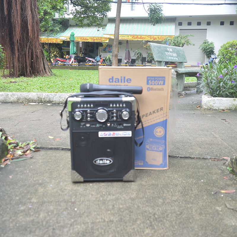 Loa karaoke xách tay di động Daile S8 - Tặng mic không dây