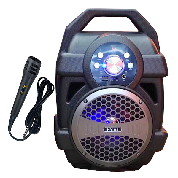 Loa xách tay Buetooth HY 02 - Tặng kèm mic có dây