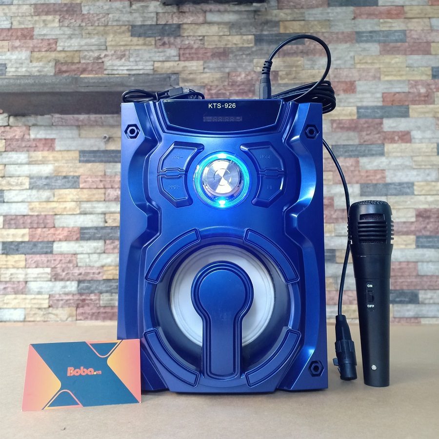 Loa xách tay di động KTS 925/926 tặng kèm một mic hát karaoke