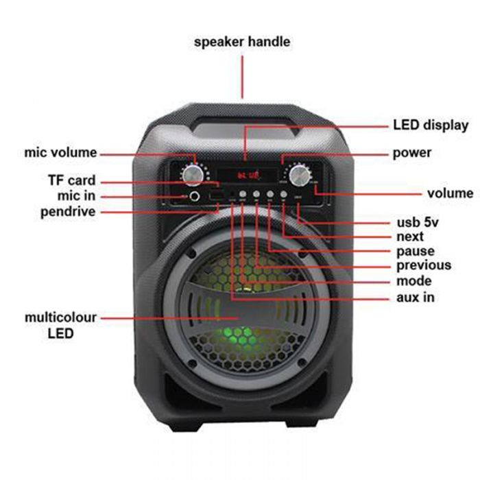 Loa xách tay di động karaoke BS12